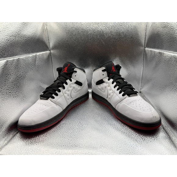 Size 10.5 Nike Air Jordan‎ 1 Retro 97 TXT Playoff White Mens Sneakers 555069-101 main image 10
